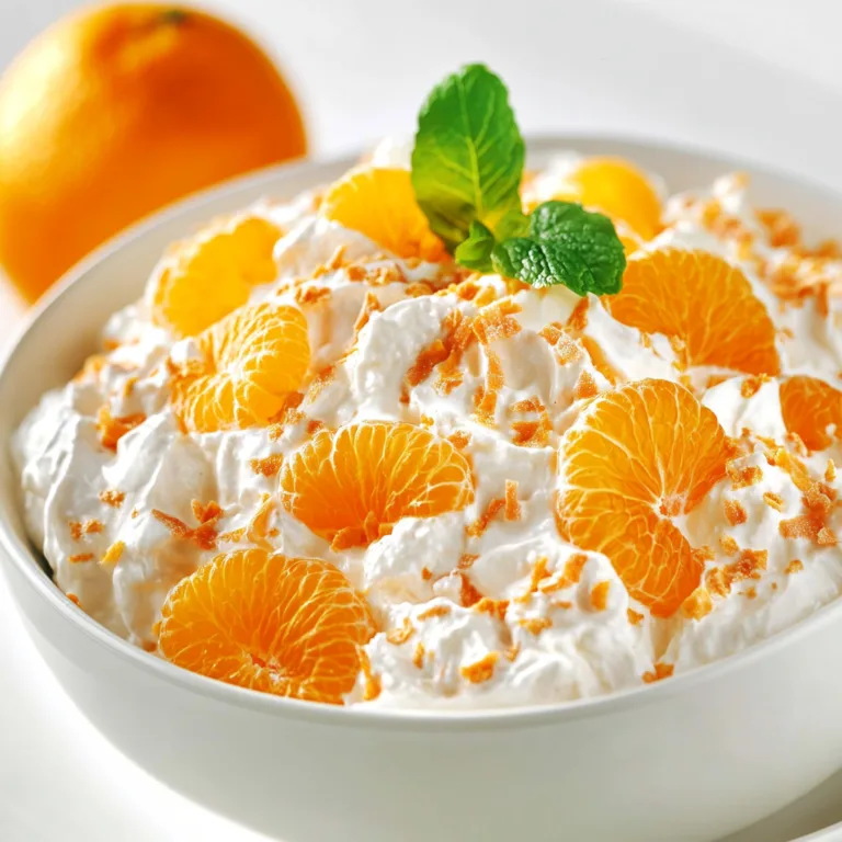 Refreshing Orange Dreamsicle Salad