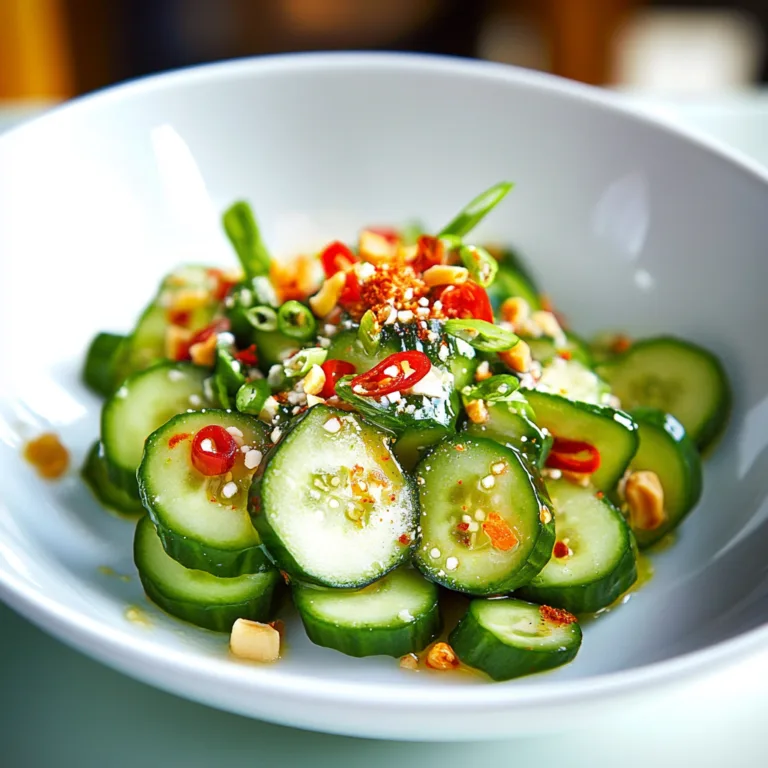Refreshing Asian Cucumber Salad