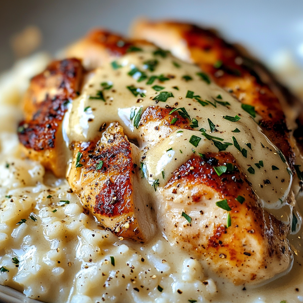 Creamy Chicken and Rice Dish