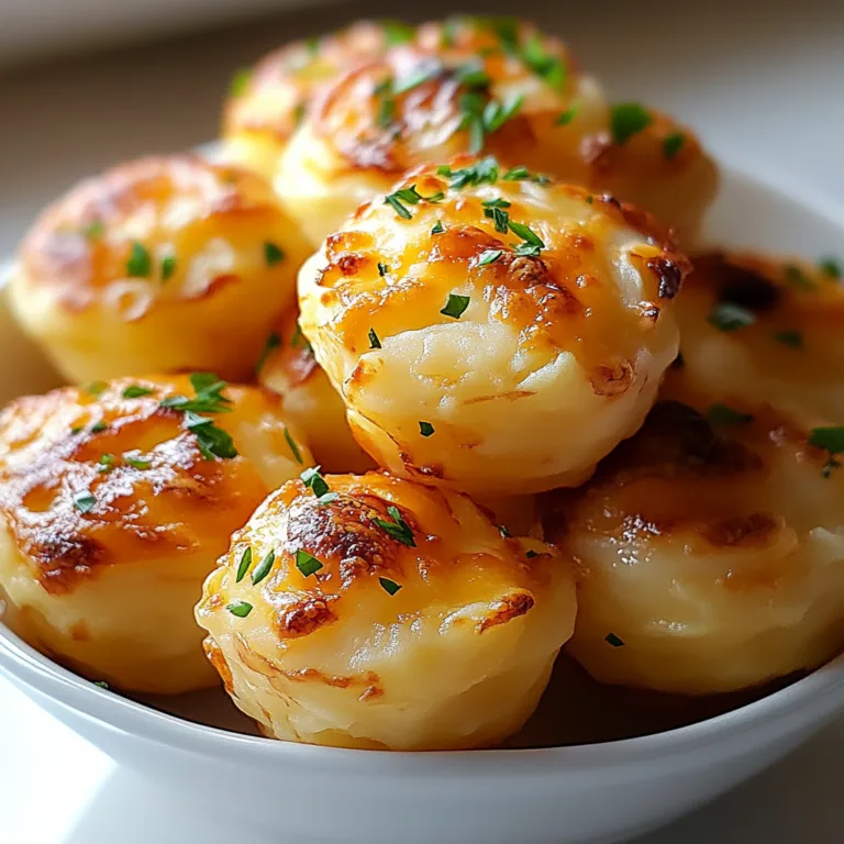 Cheesy Mashed Potato Puffs