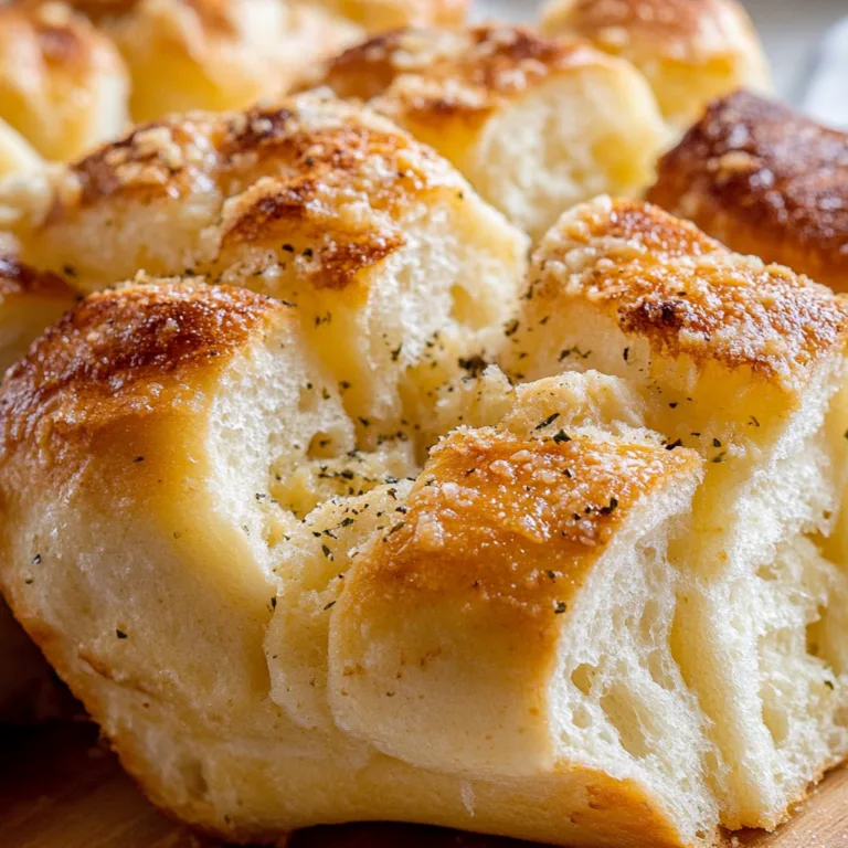 Crockpot Garlic Parmesan Pull-Apart Bread
