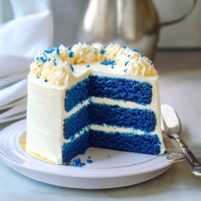 Divine Blue Velvet Cake