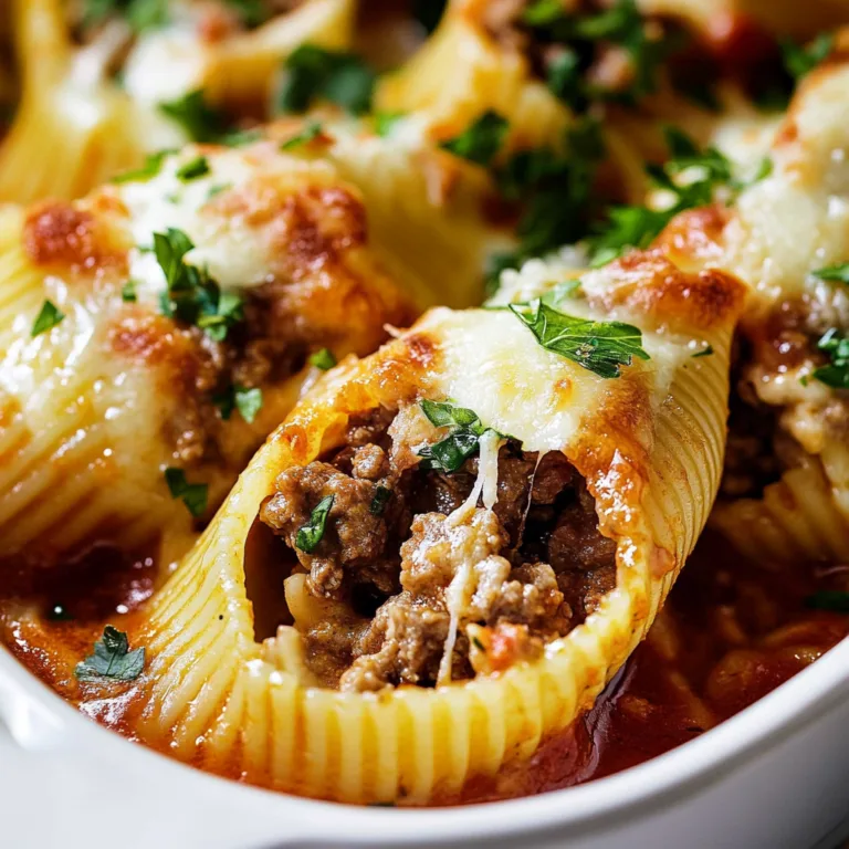 Beef-Stuffed Pasta Shells
