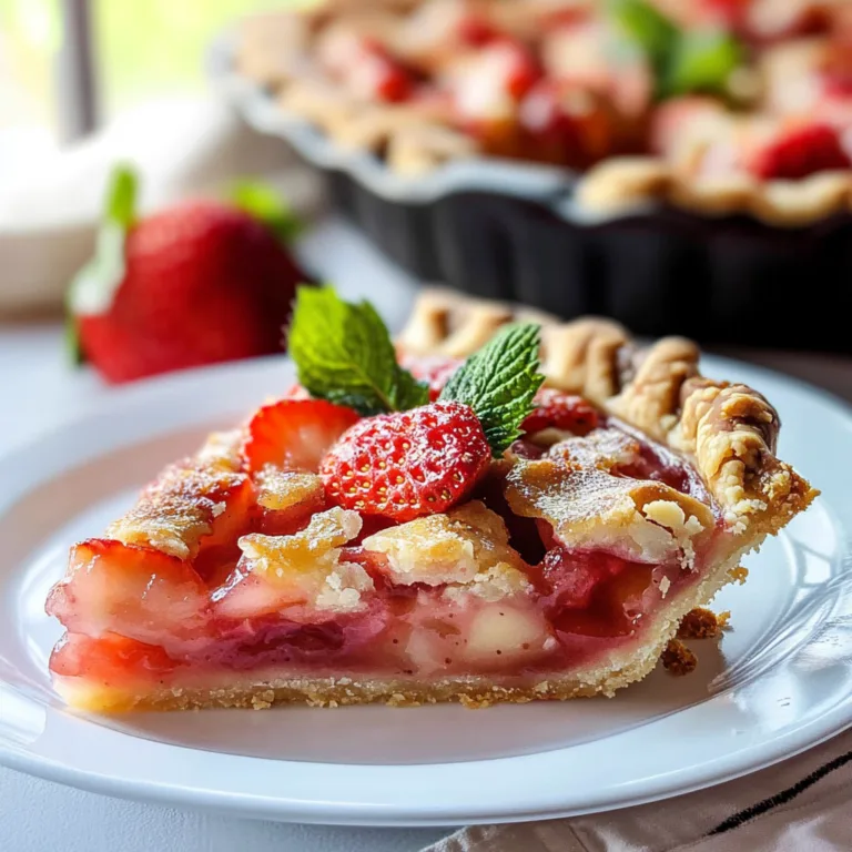 Strawberry Rhubarb Pie