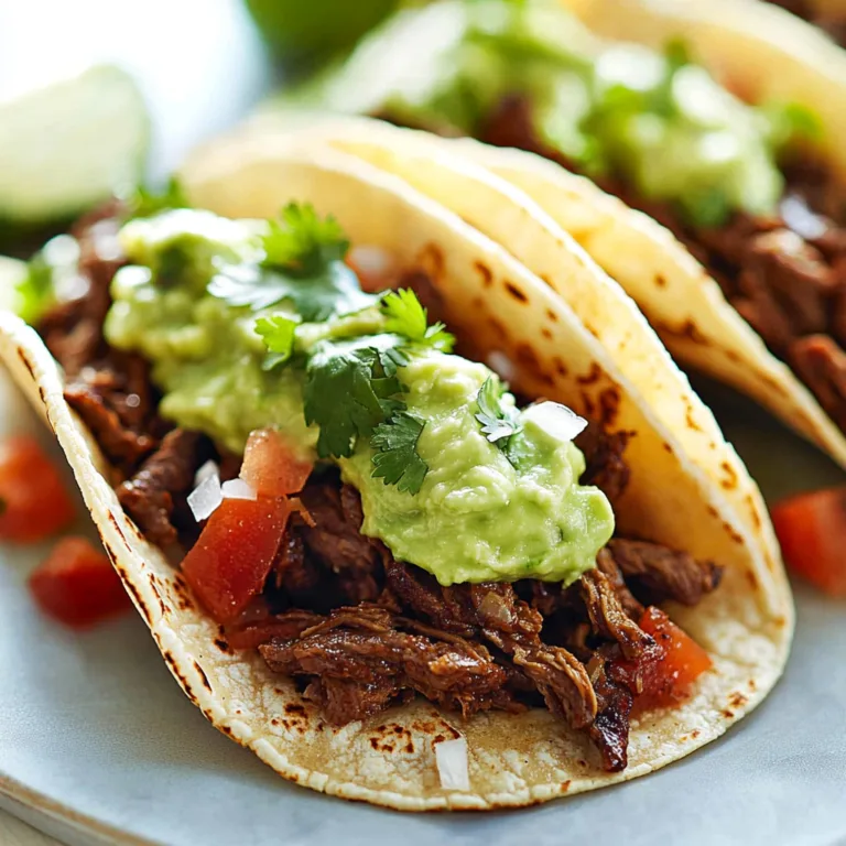 Smoky Chipotle Beef Tacos with Avocado Crema