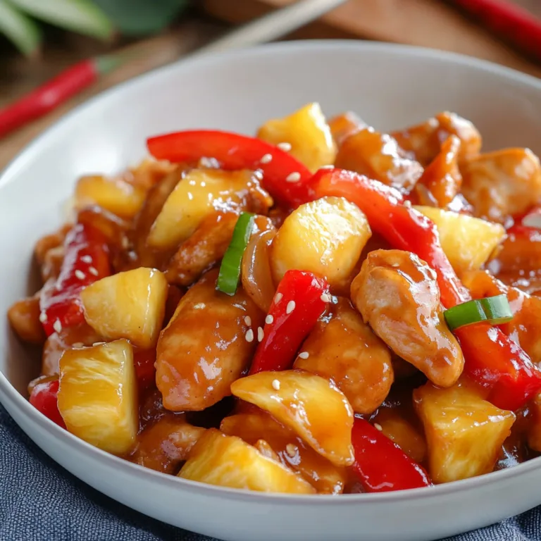 Sweet and Sour Pineapple Chicken Stir-Fry