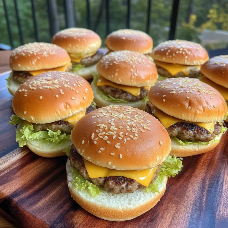 Ultimate Big Mac Sliders: Perfect Party Bites Recipe
