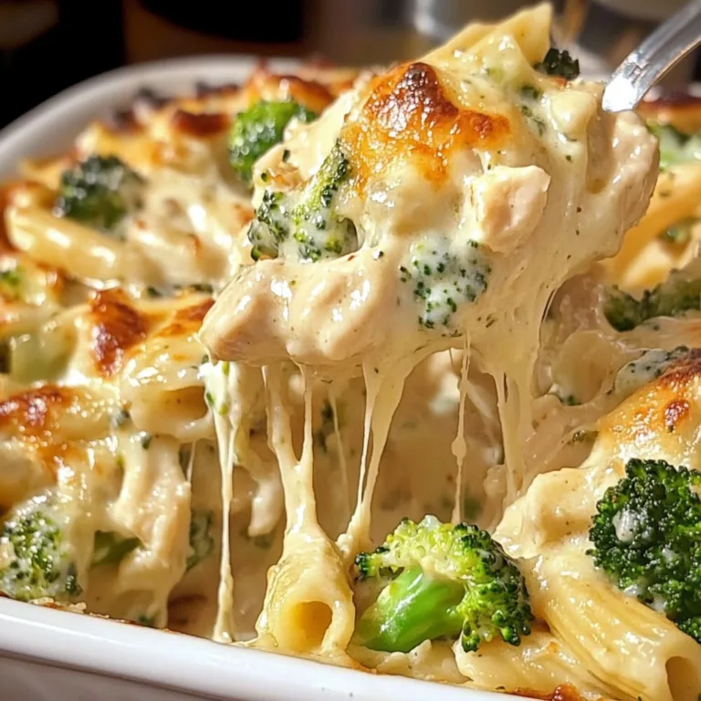 Creamy Chicken and Broccoli Alfredo Bake Recipe