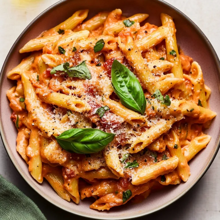 Indulge in Creamy Tomato Basil Pasta – A Flavor Delight