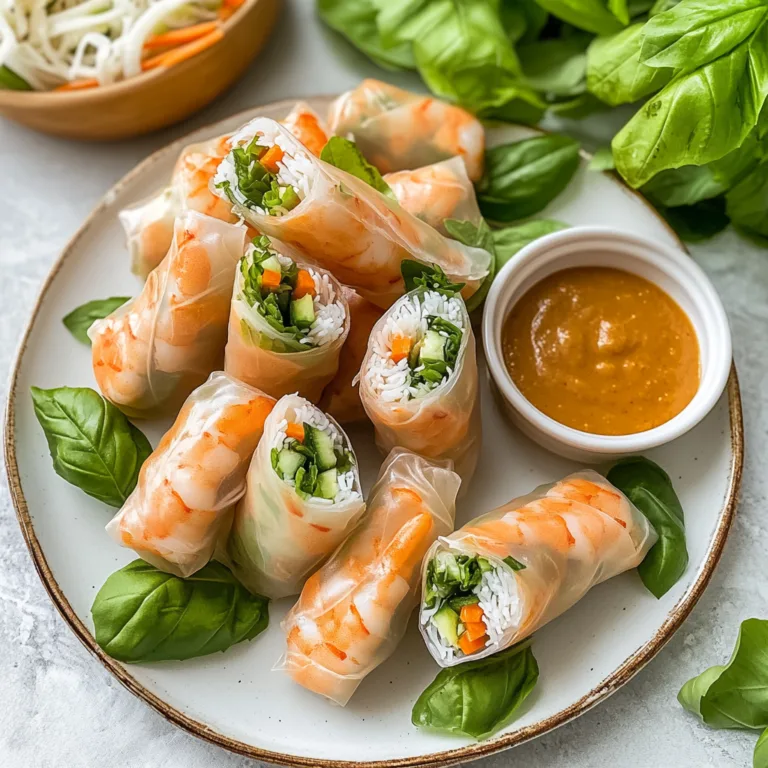 Delightful Easter Spring Rolls with Shrimp Recipe