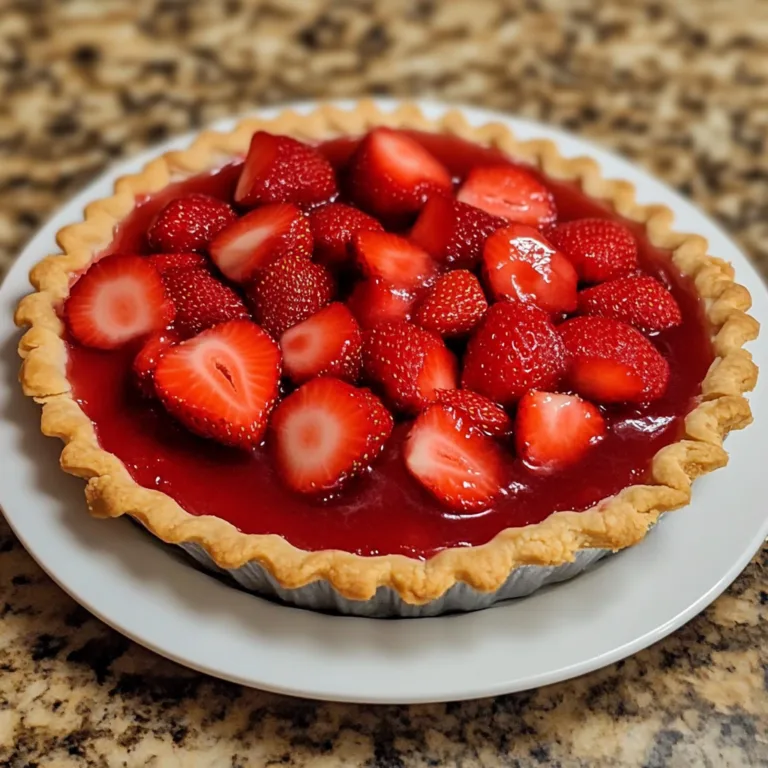 Irresistible Easy Fresh Strawberry Pie Recipe to Savor