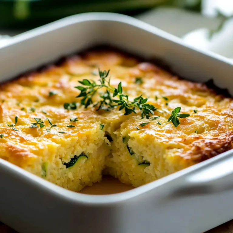 Easy Zucchini Cornbread Casserole