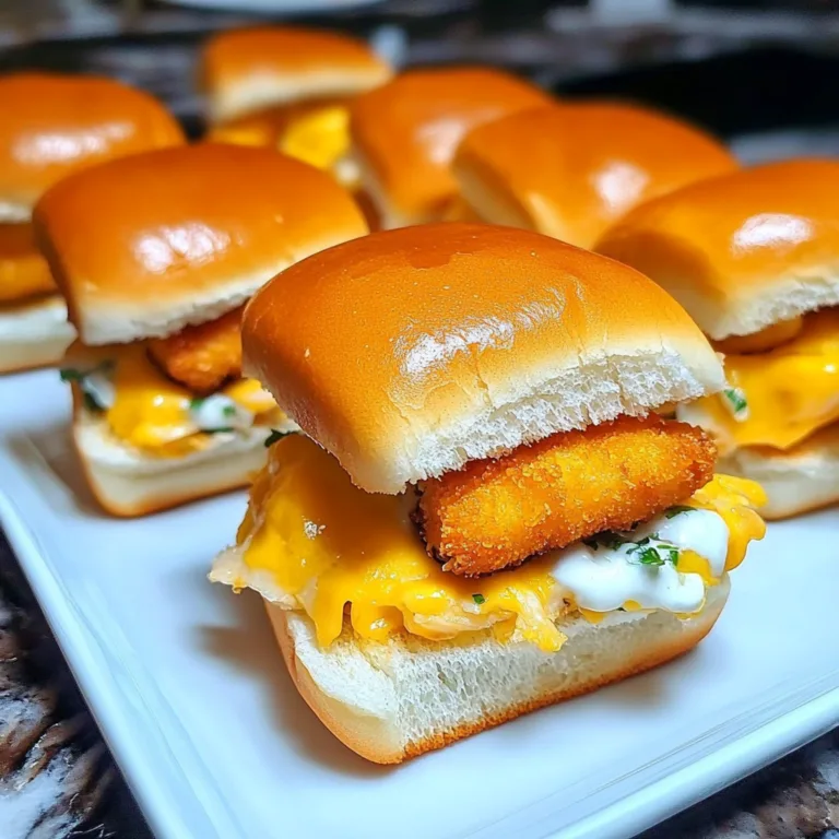 Irresistible Filet-O-Fish Sliders: A Tasty Delight