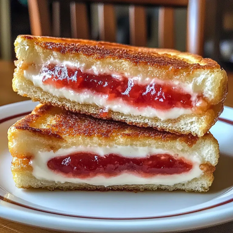Indulge in Fried Strawberry Cheesecake Sandwiches Today!