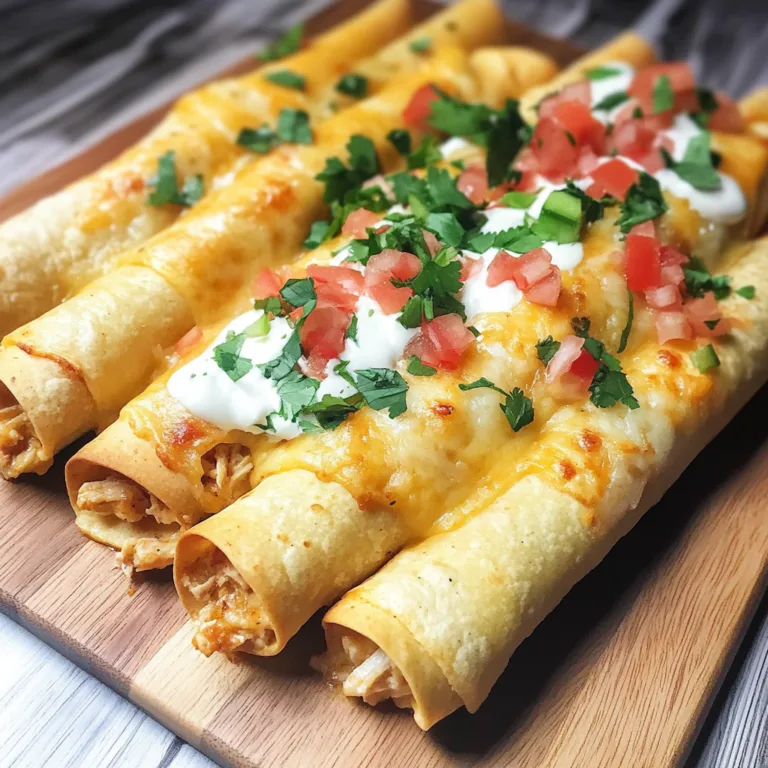 Irresistible Jalapeño Popper Chicken Taquitos Recipe
