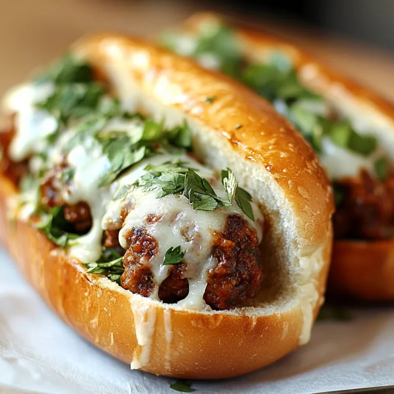 Meatball Sub Sandwiches