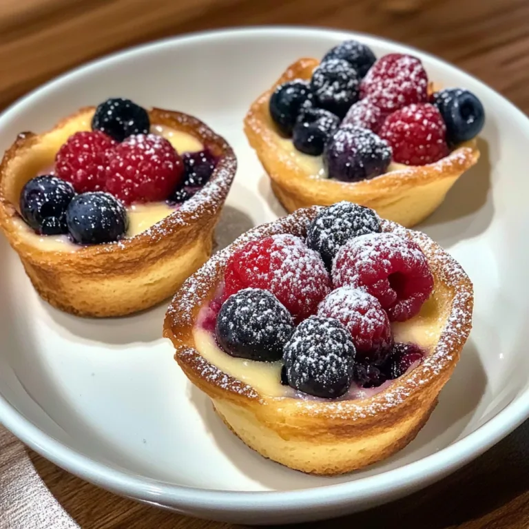 Irresistible Mini Berry Dutch Babies for a Perfect Breakfast