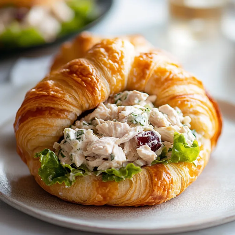 Magical Mother’s Day Chicken Salad Croissants Recipe