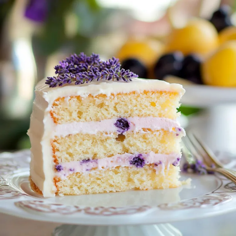 Delight Mom with a Mother’s Day Lemon Lavender Cake