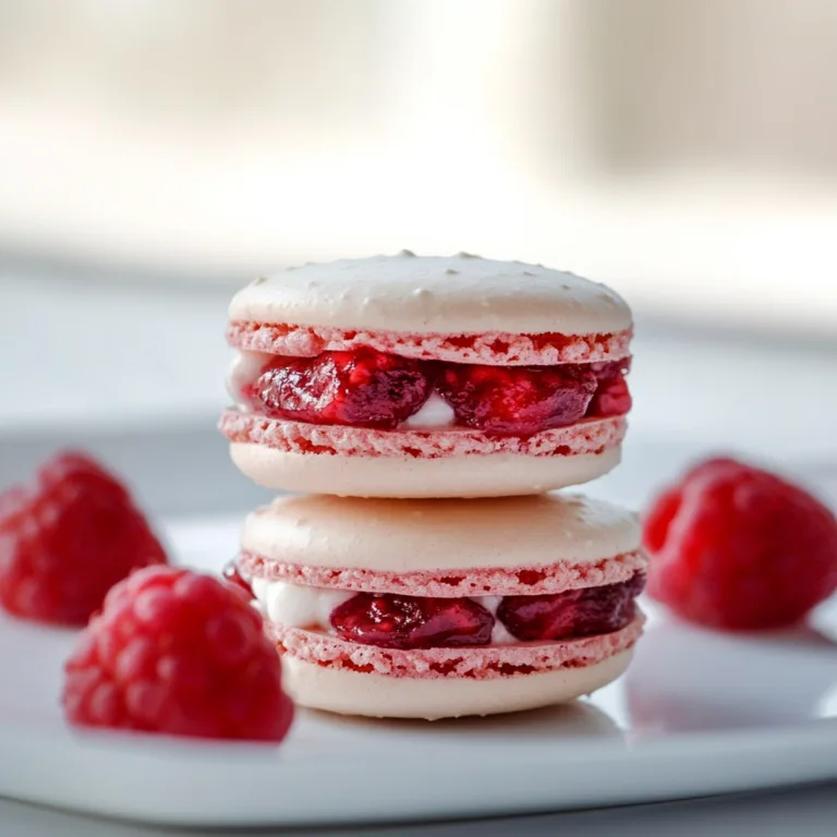 Delightful Mother’s Day Raspberry Rose Macarons Recipe