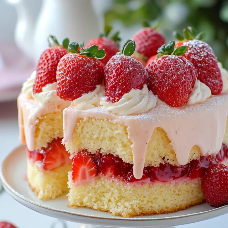 Indulge in Mother’s Day Strawberry Prosecco Cake Delight