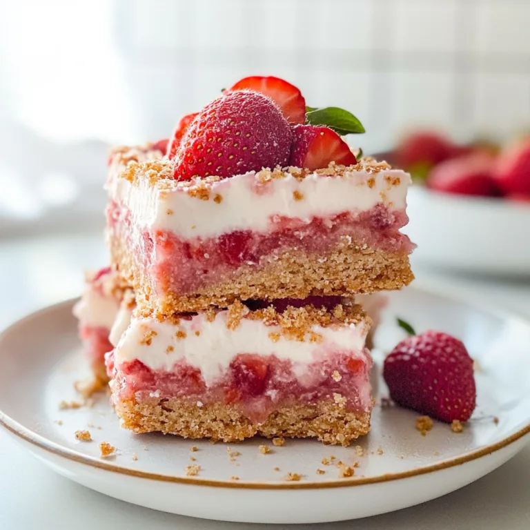 Mother’s Day Strawberry Shortcake Bars