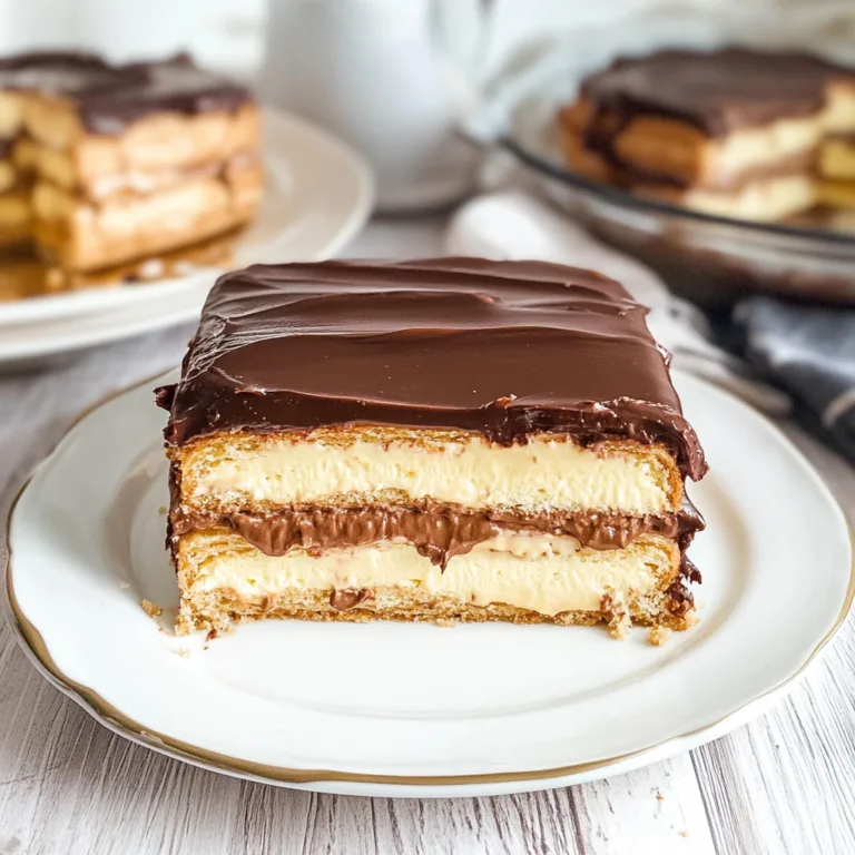 Irresistible No-Bake Chocolate Eclair Cake Recipe