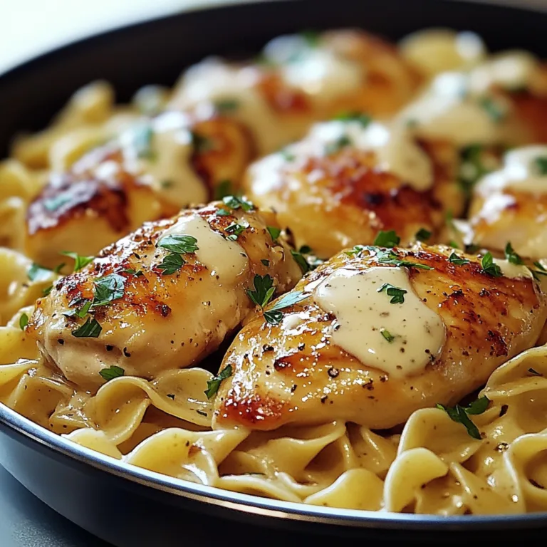 Comforting One-Pan Chicken with Buttered Noodles