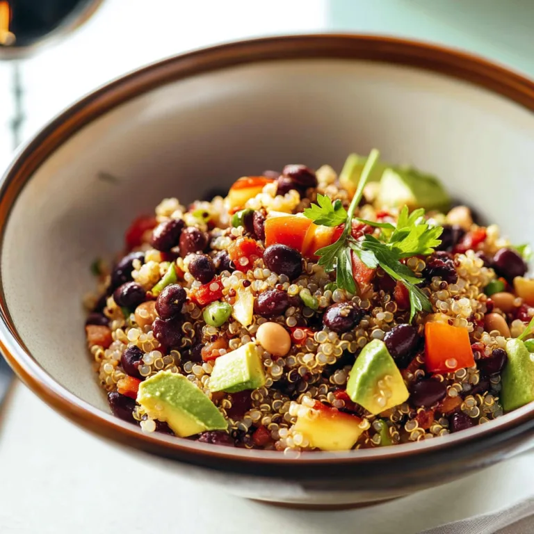 Vibrant Quinoa and Black Bean Salad