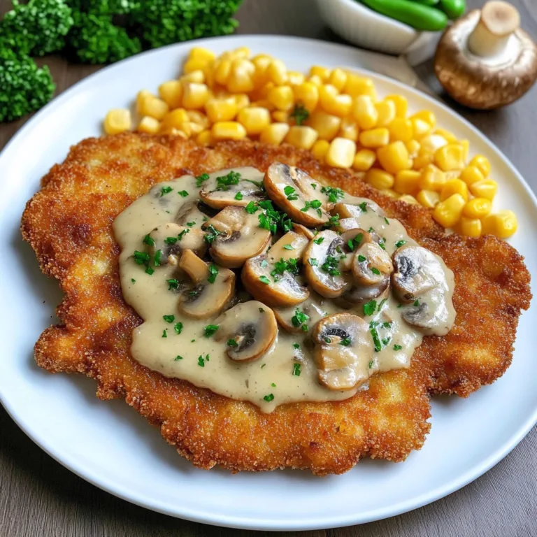 Irresistible Rahmschnitzel: Creamy Mushroom Schnitzel Recipe