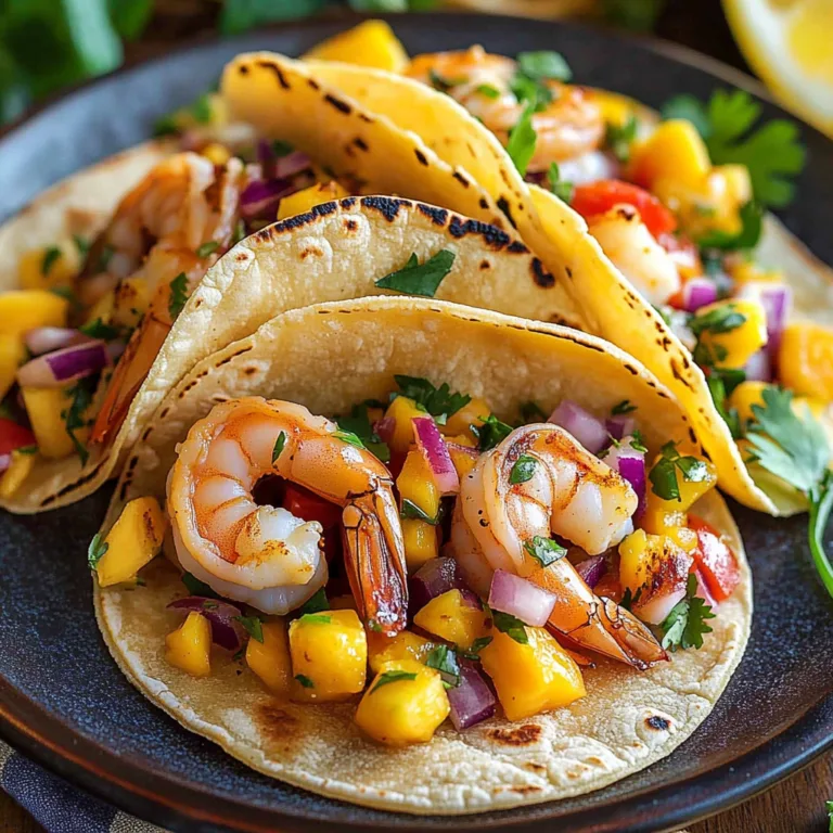 Flavorful Shrimp Tacos with Mango Salsa Recipe Delight