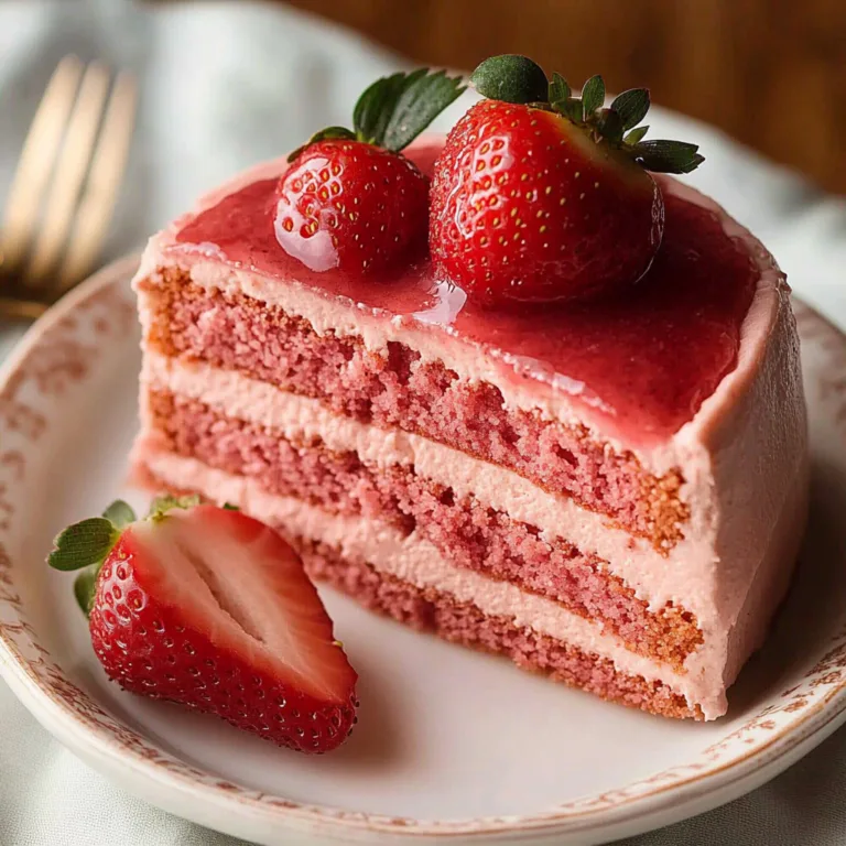 Irresistible Small-Batch Vegan Strawberry Cake Recipe
