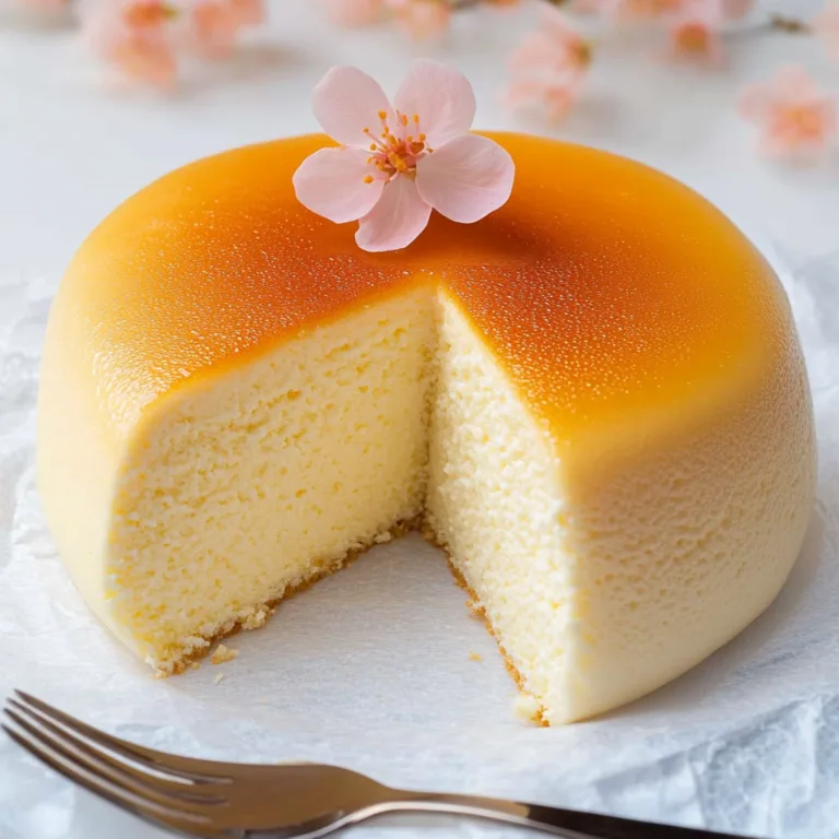 Fluffy Spring Japanese Cheesecake: A Delightful Treat