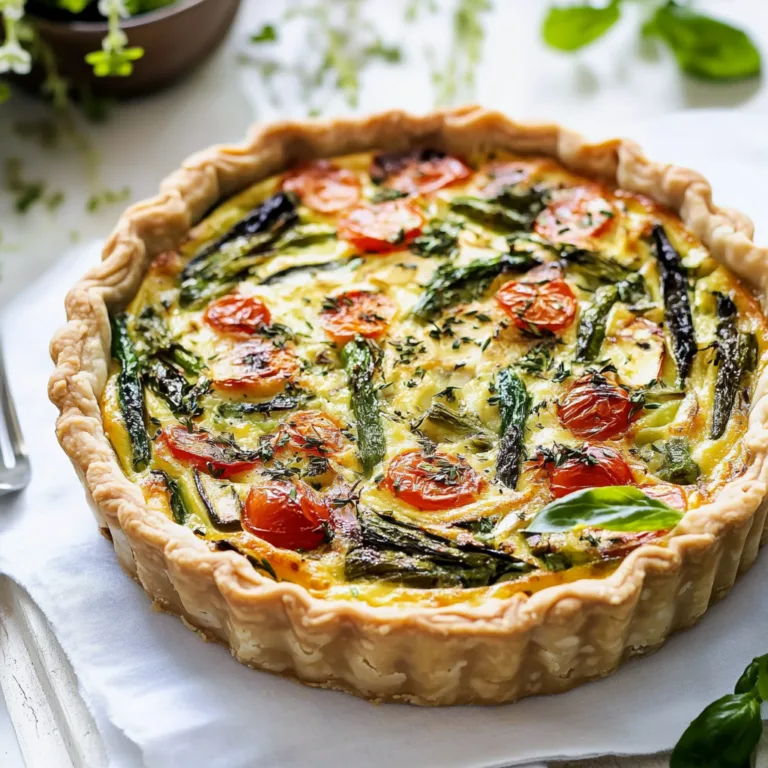 Spring Vegetable Quiche