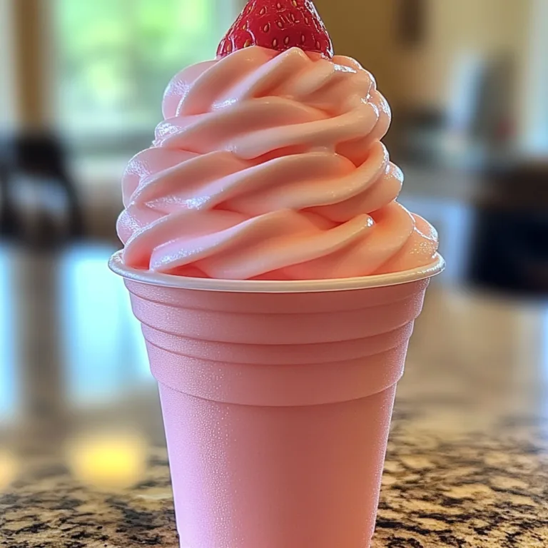 Irresistible Strawberry Dole Whip Recipe for Summer Bliss