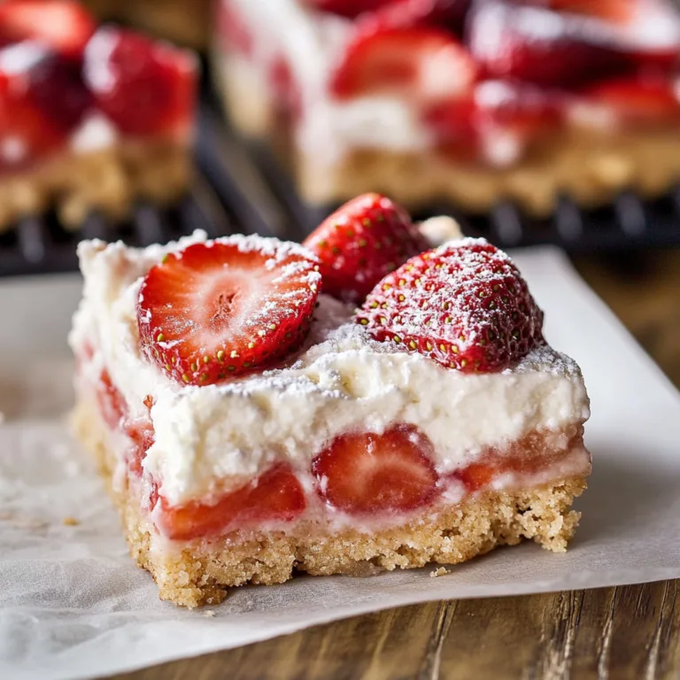 Irresistible Strawberry Shortcake Bars Recipe for Summer