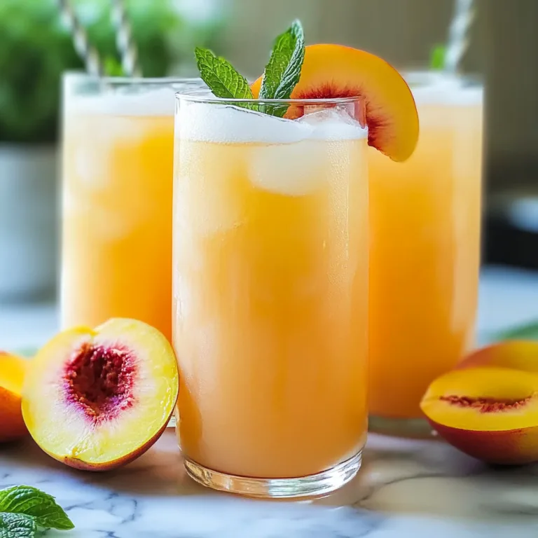 Refreshing Peach Lemonade: The Ultimate Summer Drink