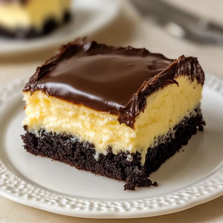 Delightful Boston Cream Poke Cake Recipe for Sweet Celebrations