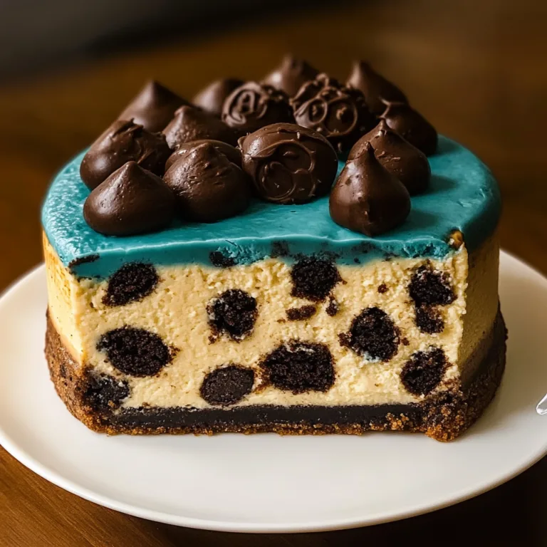 Irresistible Cookie Monster Cheesecake Recipe to Savor