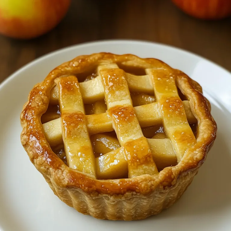 Irresistible Mini Apple Pies: A Cozy Delightful Treat