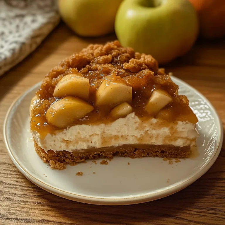 Irresistible No Bake Apple Pie Cheesecake Recipe