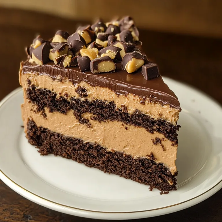 Indulge in Rich Chocolate Peanut Butter Cake Recipe