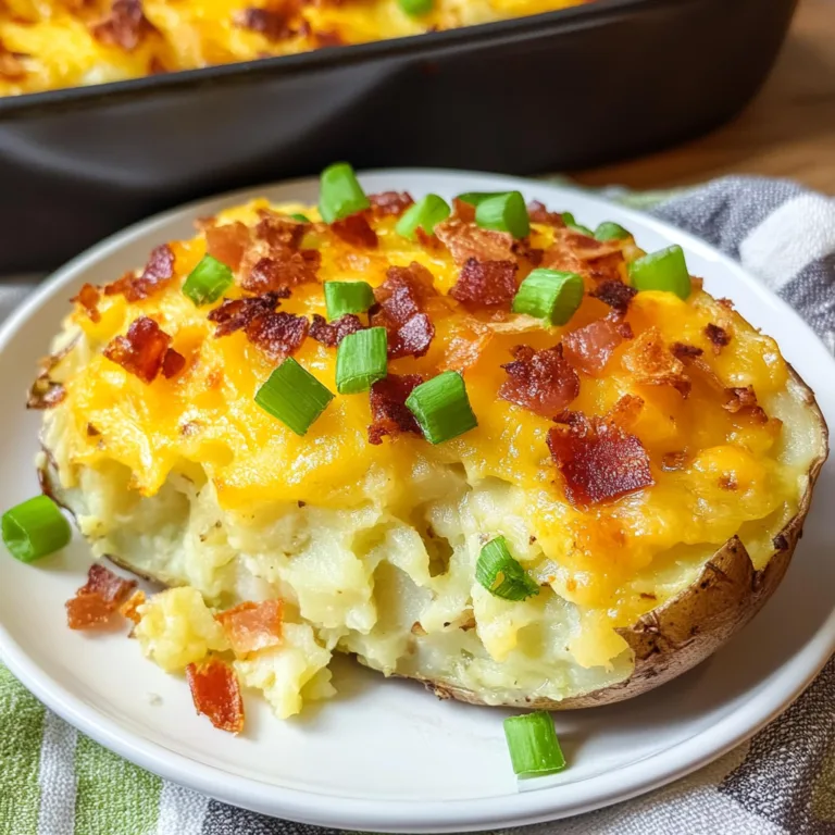 Irresistible Twice Baked Potato Casserole Recipe Delight