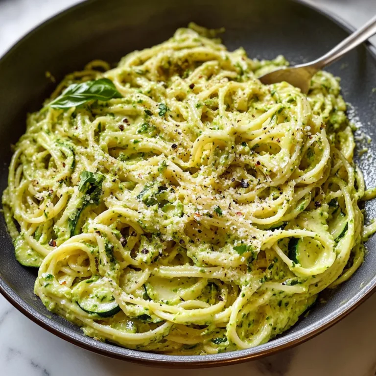 Creamy Zucchini Butter Pasta: A Comfort Food Delight