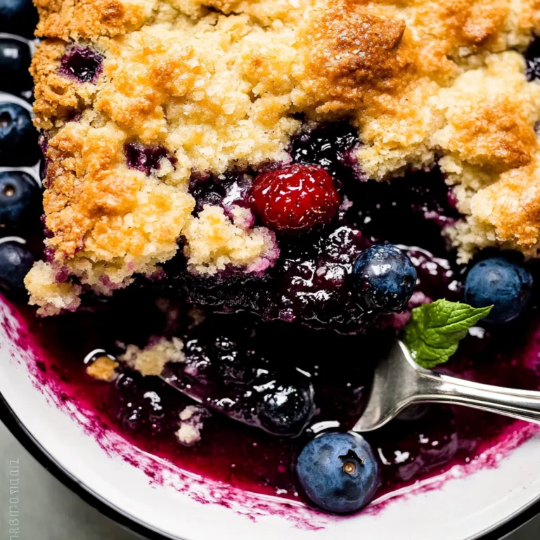 Irresistible Berry Cobbler Recipe for Sweet Moments