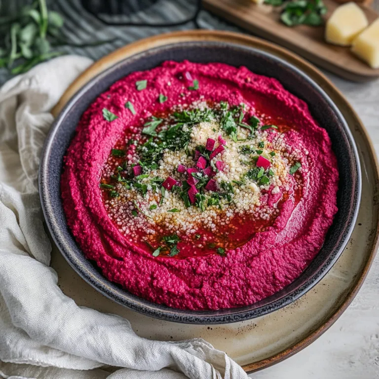 Vibrant Roasted Beet Hummus Recipe for Colorful Snacking