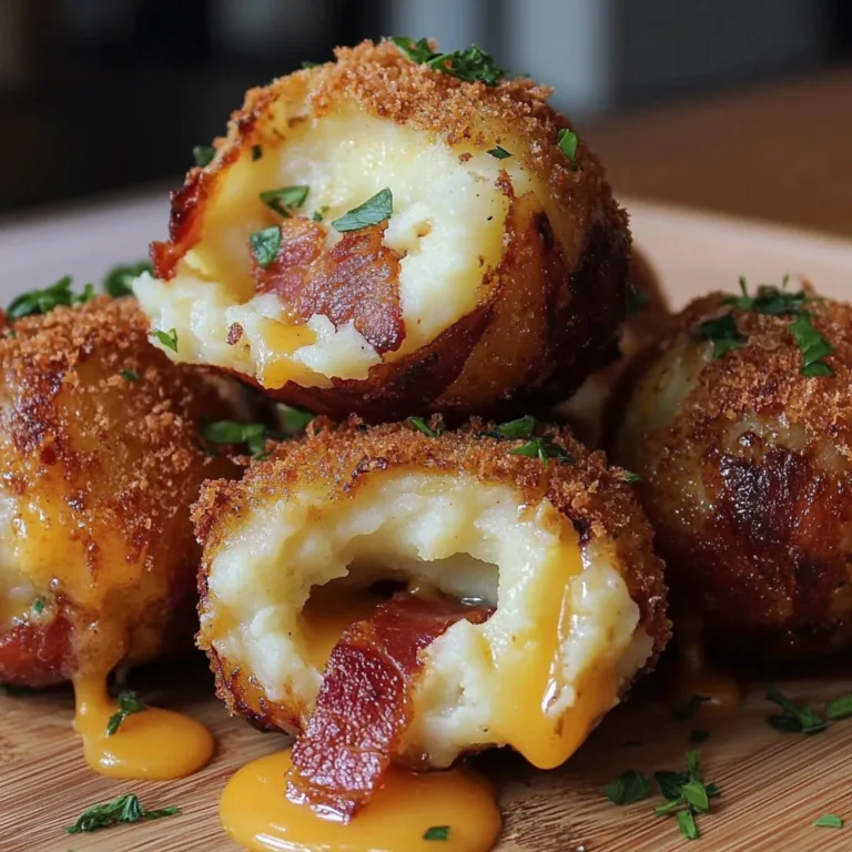 Irresistible Mashed Potato Bacon Bombs Recipe Delight
