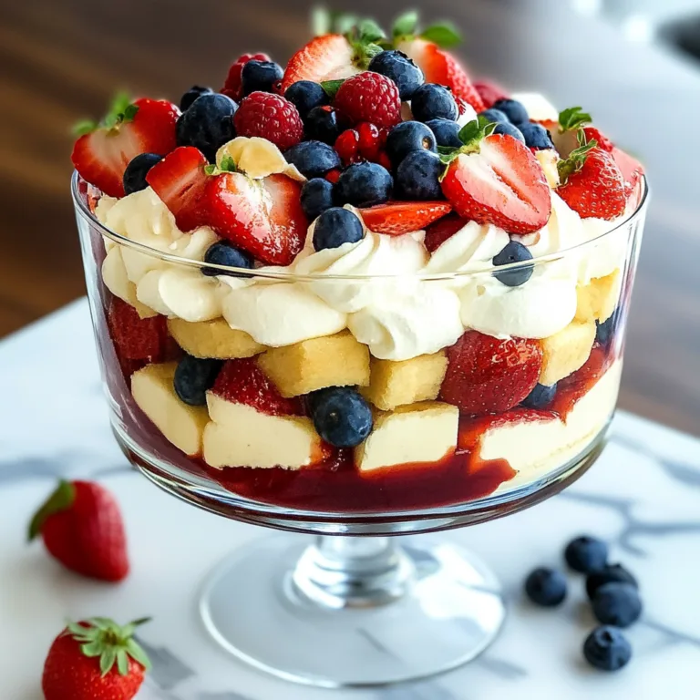 4th of July Fruit Trifle: A Festive, Delicious Delight