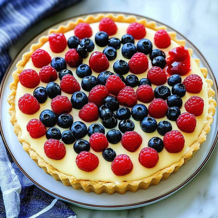 Irresistible 4th of July Fruit Tart to Wow Your Guests