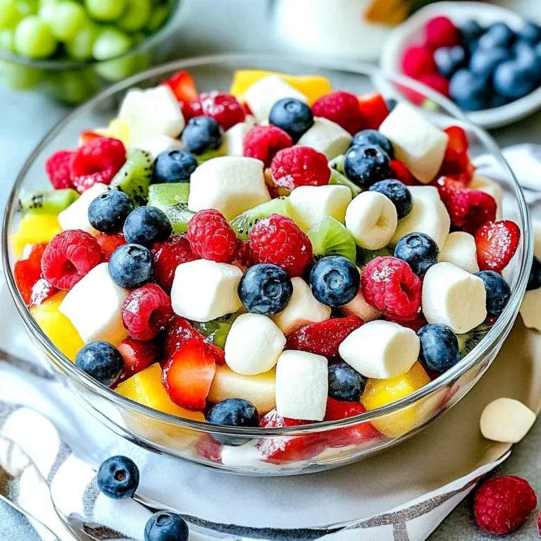 Delightful Fruit Salad with Marshmallows Recipe